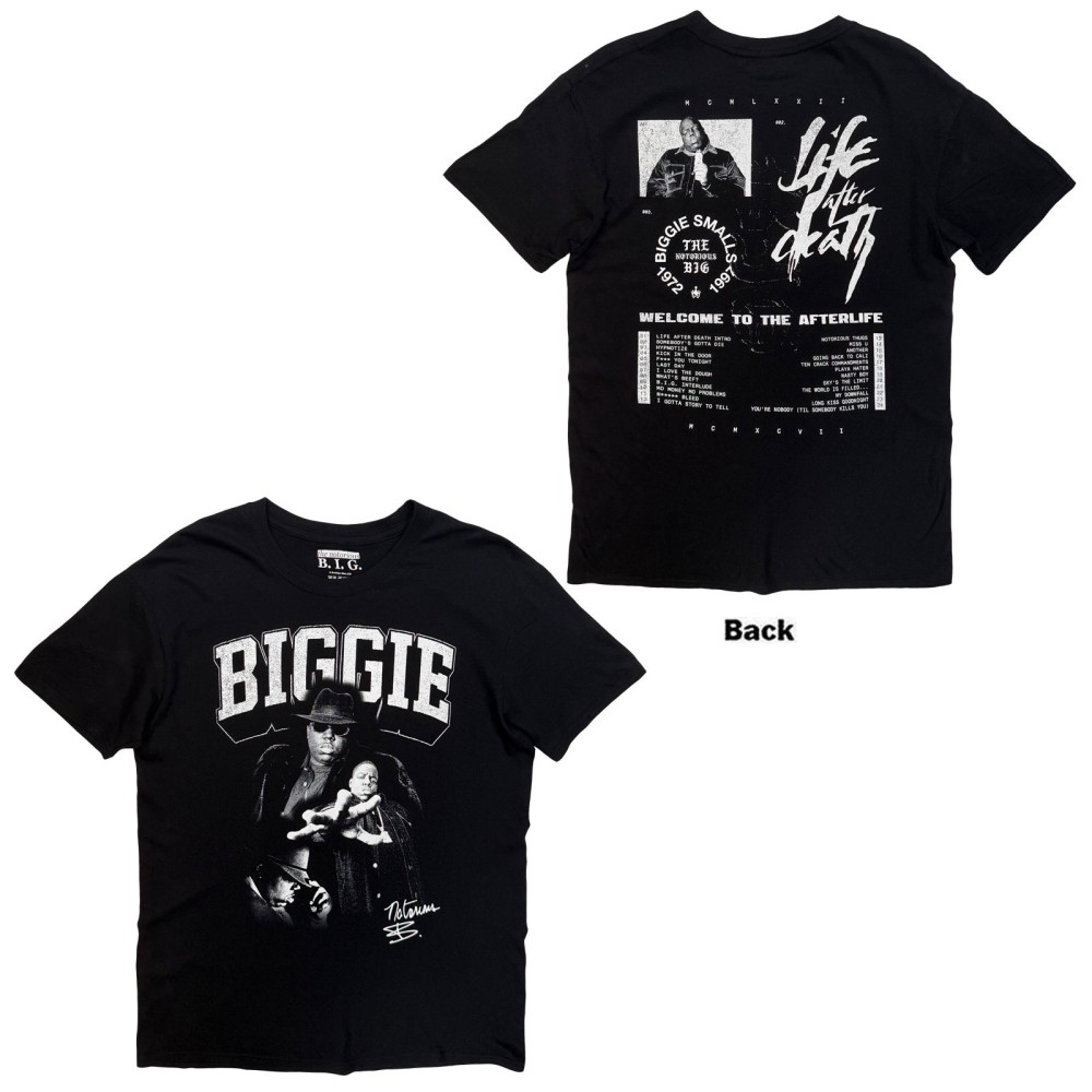 Biggie Smalls - Life After Death Mens Tshirt - Black